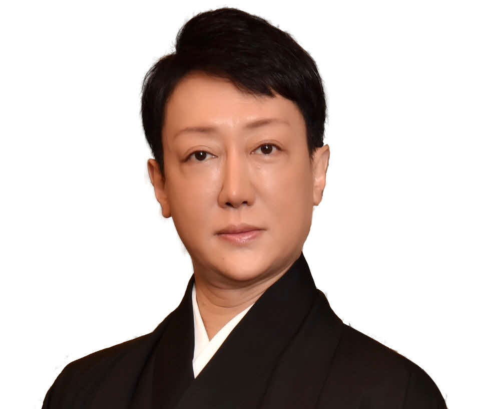 「新派特別公演スペシャル対談」を行う河合雪之丞
