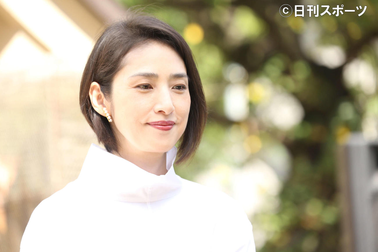 映画「老後の資金がありません！」ヒット祈願イベントに出席した天海祐希（撮影・阿部泰斉）