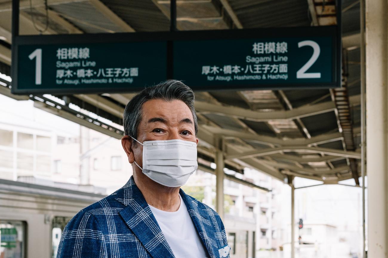 地域活性化プロジェクト「茅ケ崎に愛を込めて」の活動の様子を見届けた加山雄三
