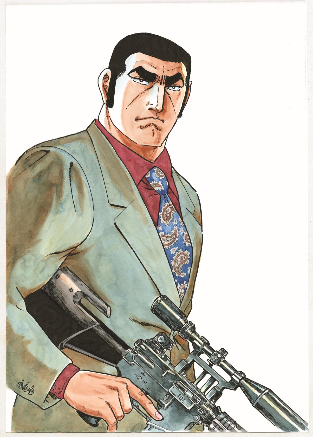 さいとう・たかをさんが描いた「ゴルゴ13」の主人公デューク東郷©さいとう・たかを／さいとう・プロダクション／小学館