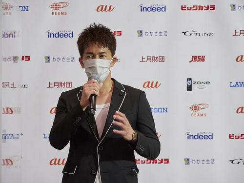 「日本・サウジアラビアeスポーツマッチ」の記者会見に出席した武井壮