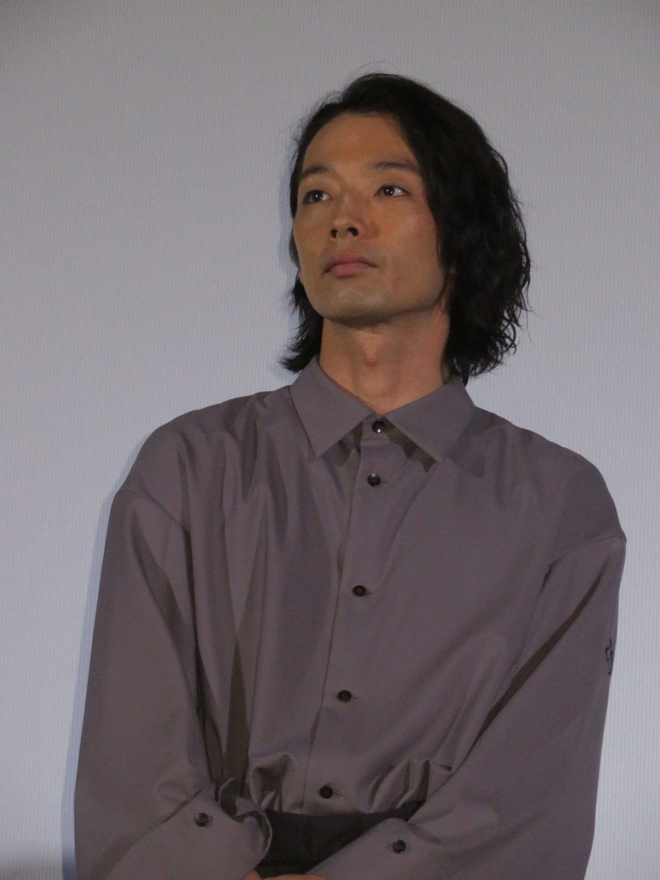 映画「ボクたちはみんな大人になれなかった」世界最速プレミア上映に登壇した森山未来（撮影・村上幸将）