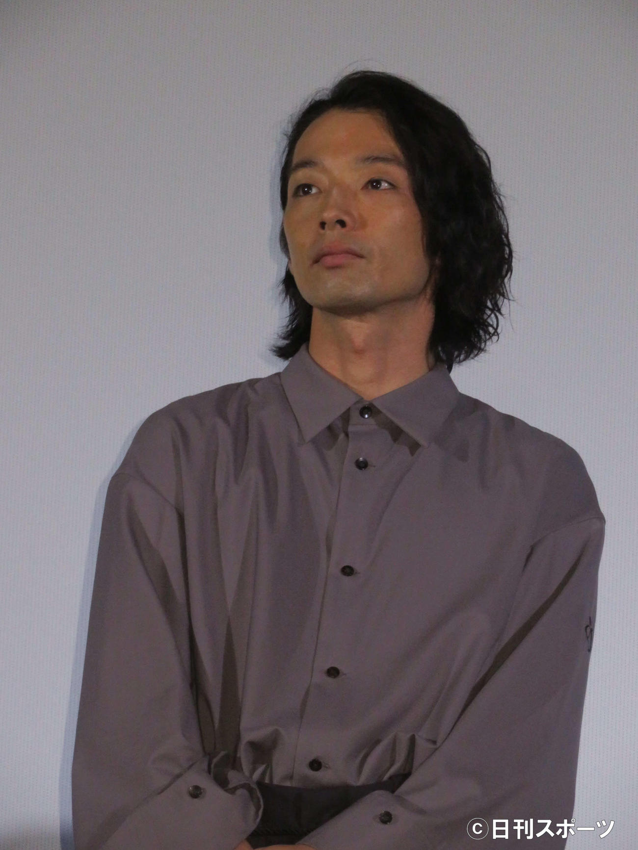 映画「僕たちはみんな大人になれなかった」世界最速プレミア上映に登壇した森山未来（撮影・村上幸将）