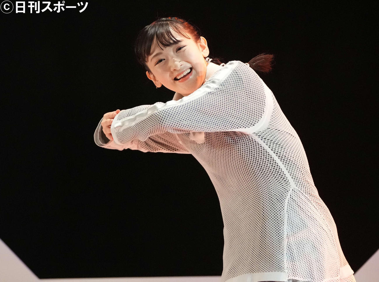「僕とメリーヴェルの7322個の愛」公開ゲネプロで熱演する生駒里奈（撮影・鈴木みどり）