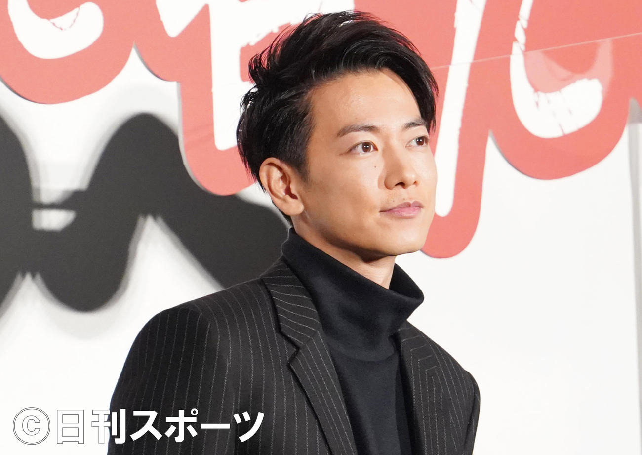 イベントに登壇した、佐藤健（撮影・佐藤勝亮）