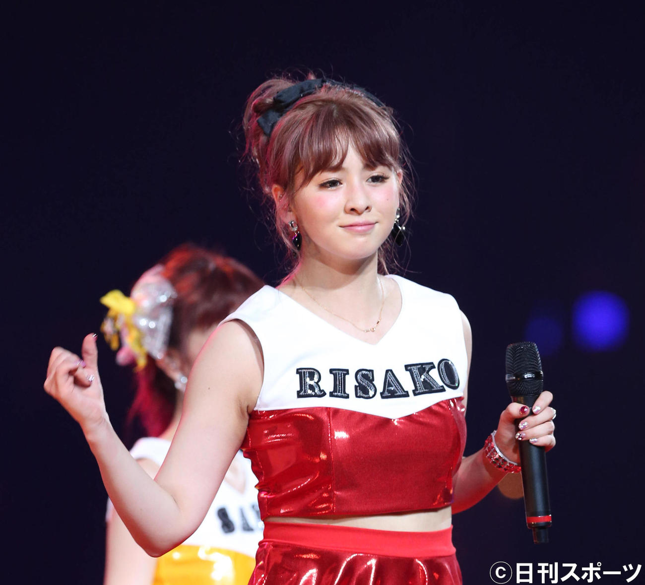 菅谷梨沙子（2015年3月撮影）