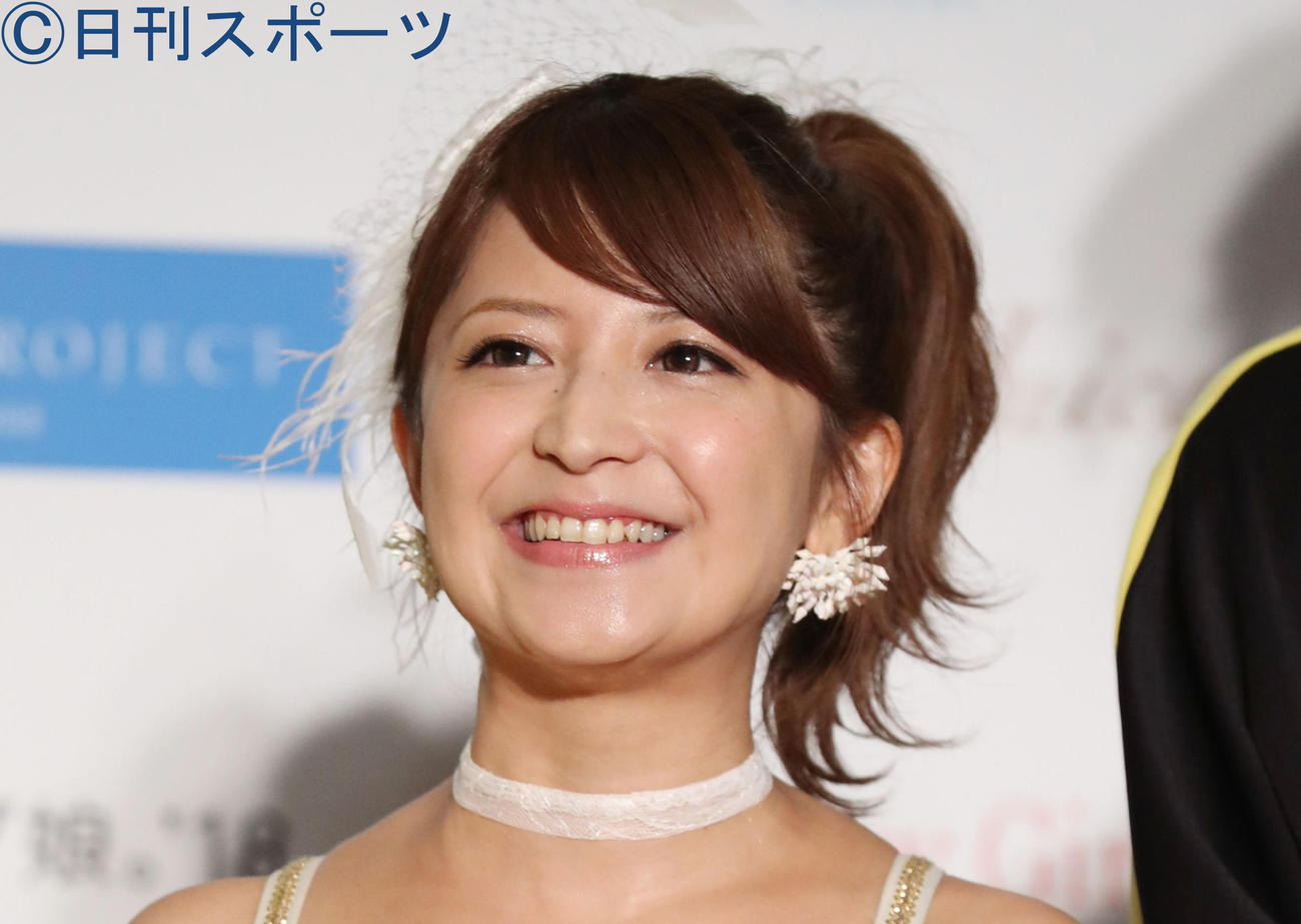 矢口真里（2018年8月5日撮影）