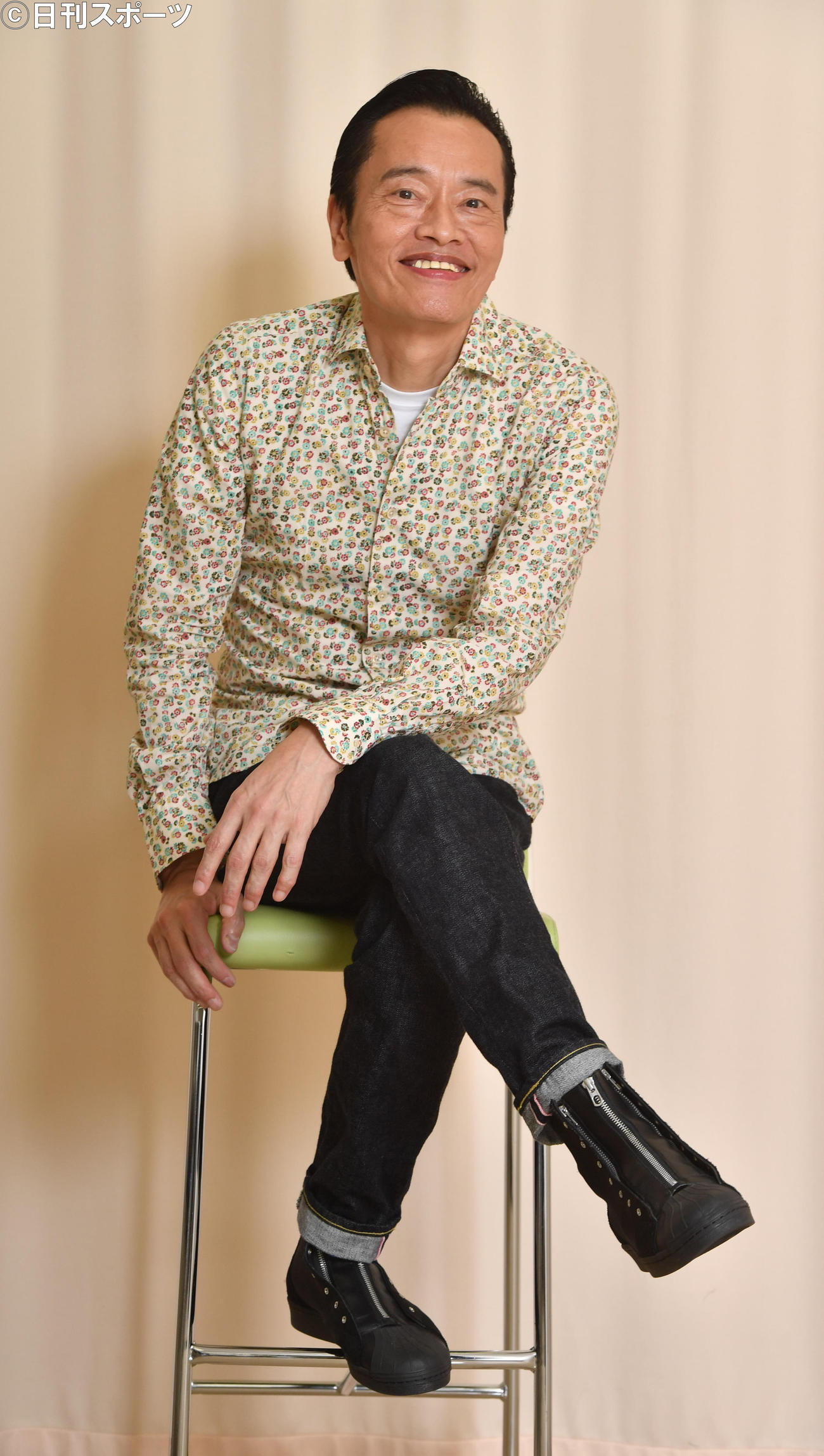 こわもてな悪役とコミカルな演技で幅広い層から支持される遠藤憲一（撮影・柴田隆二）