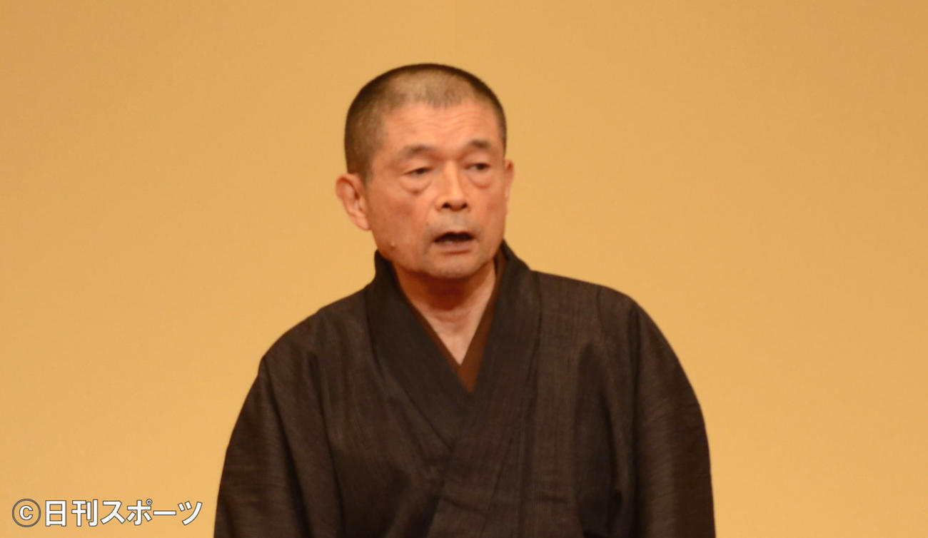 柳家小三治さん（2011年10月18日撮影）