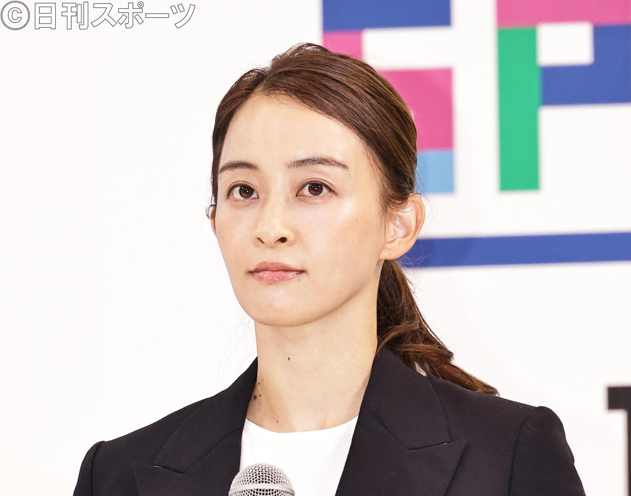 VERYxテレビ朝日「でんぐり返しのその先に！」プロジェクトでトークする田中理恵（撮影・中島郁夫）