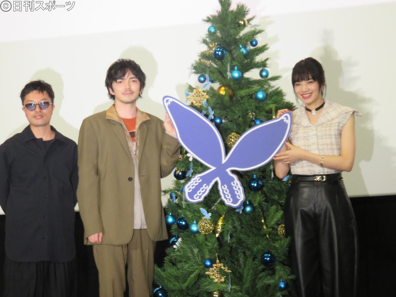 映画「恋する寄生虫」のイベントに登壇した（左から）柿本ケンサク監督、林遣都、小松菜奈