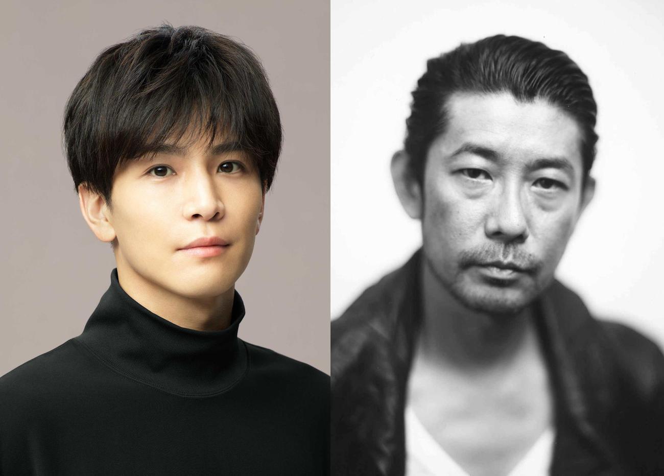 岩田剛典（左）の新写真集で19年の「Spin」に続いて撮影を担当する永瀬正敏