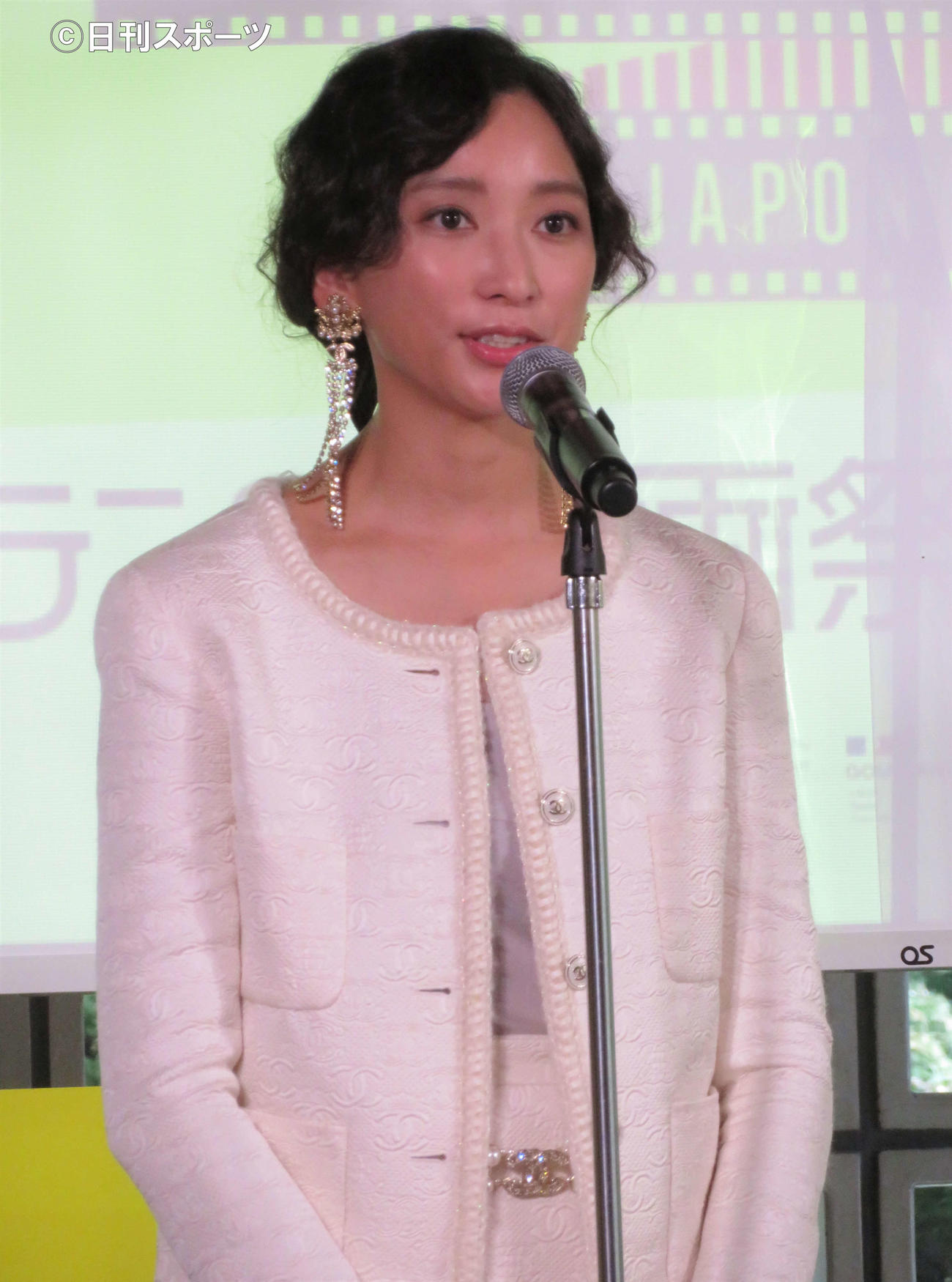 「フランス映画祭2021横浜」のラインアップ記者会見に登壇した杏（撮影・三須佳夏）
