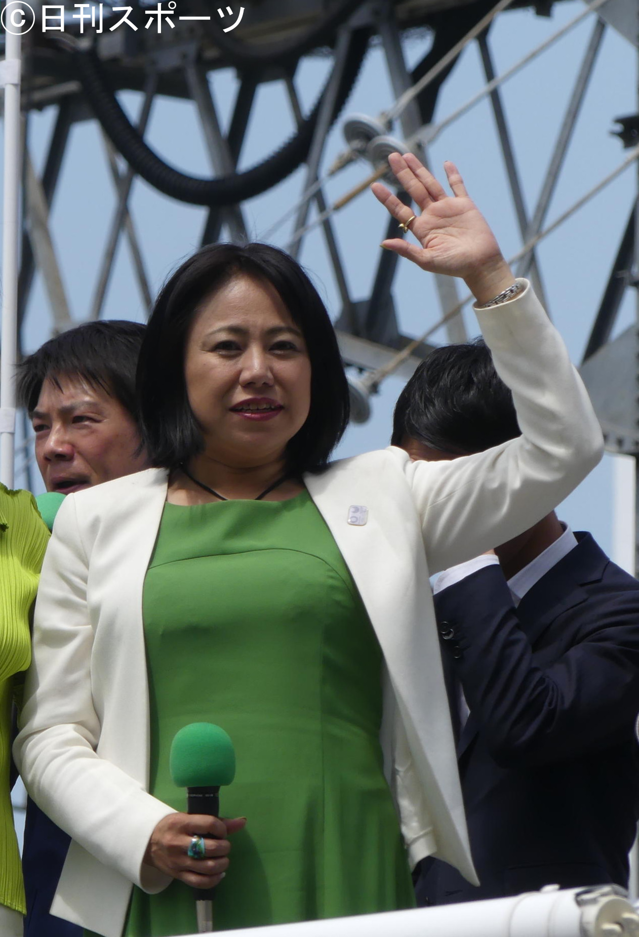 木下富美子都議（2017年6月撮影）