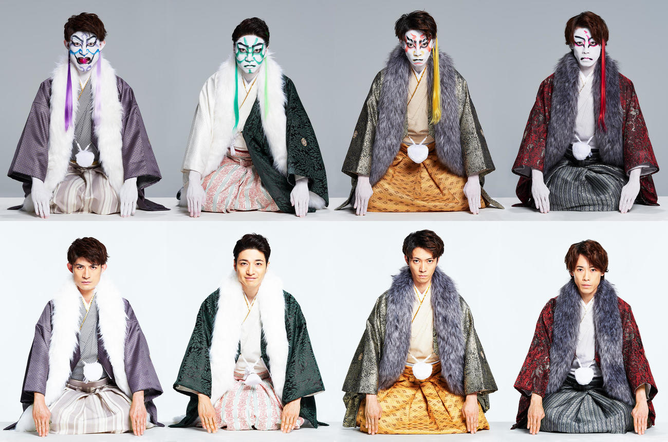 舞台「ENTA！4 4U．Zepp in de SHOW」の上演が決まったふぉ～ゆ～。左から松崎祐介、福田悠太、辰巳雄大、越岡裕貴