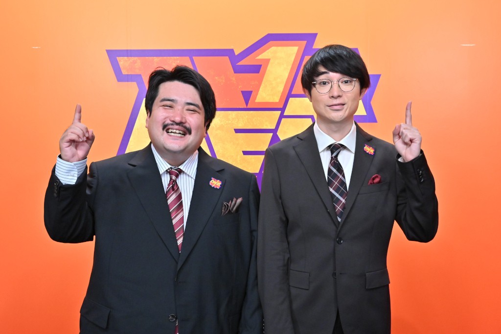 TSB系「ザ・ベストワン」初回放送に出演する空気階段の鈴木もぐら（左）と水川かたまり