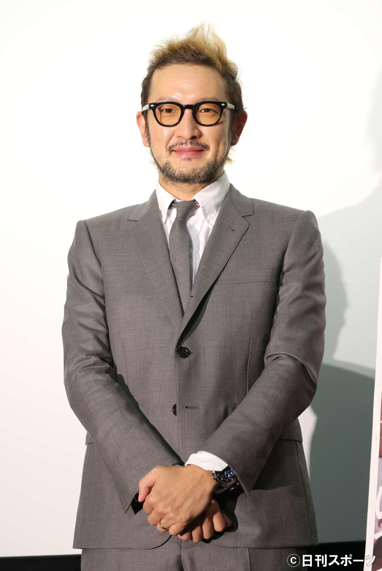 アッバス・キアロスタミ監督作品の特集上映「そしてキアロスタミはつづく」の初日舞台あいさつに出席した中村獅童