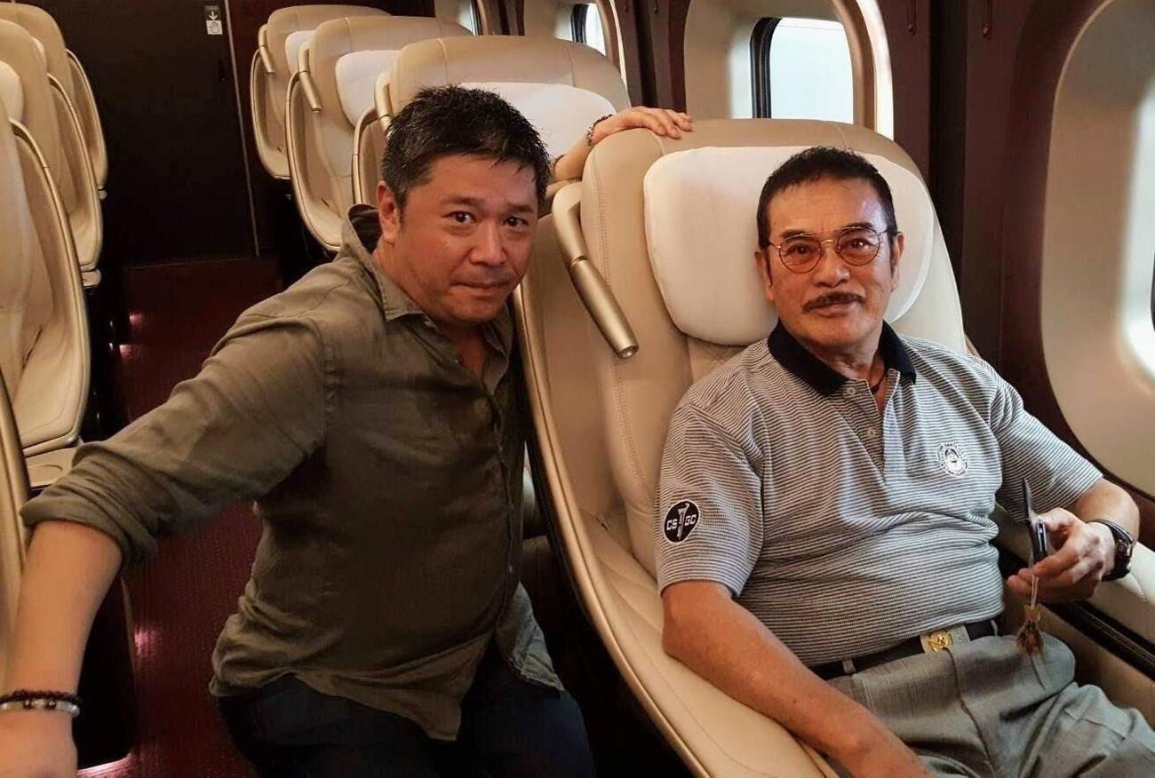 若山騎一郎と千葉真一さん