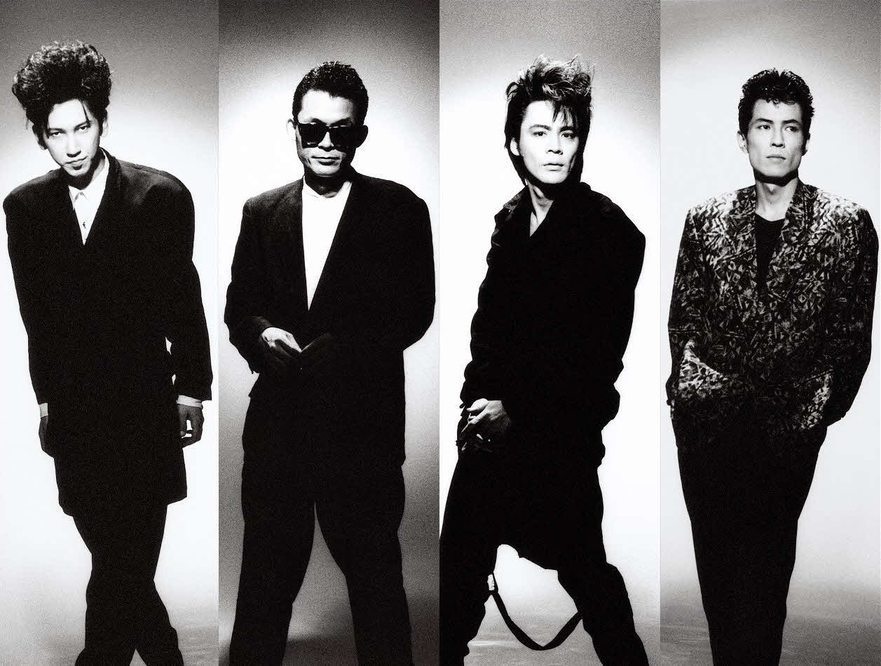 結成40周年を迎えたBOφWY。左から布袋寅泰、高橋まこと、氷室京介、松井常松