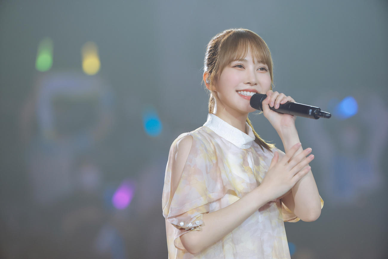 全国ツアー「全国おひさま化計画2021」千秋楽公演を開催した日向坂46加藤史帆