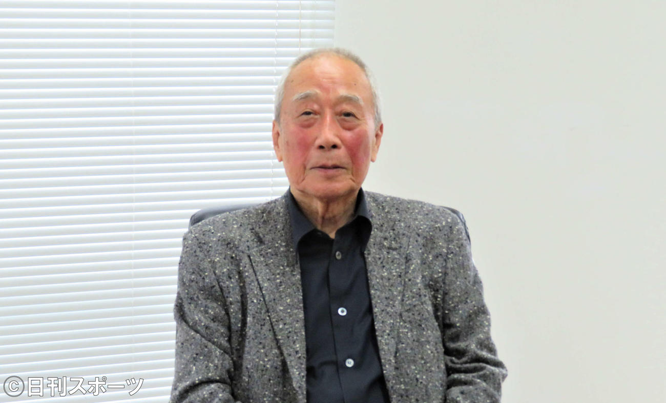 「文化功労者」として顕彰されることが決まった堀威夫さん（撮影・三須佳夏）