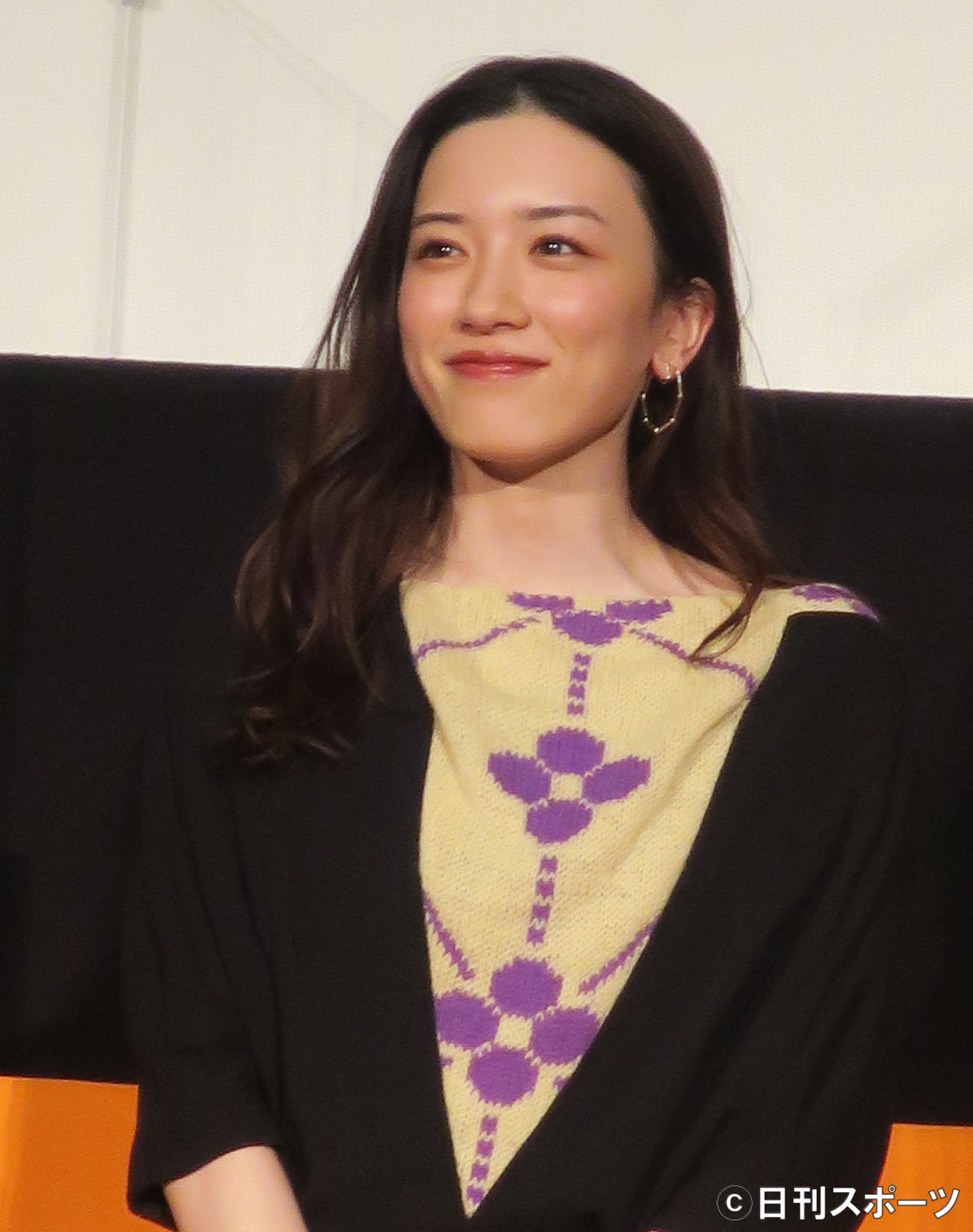 主演映画「そして、バトンは渡された」の初日舞台あいさつを行った永野芽郁