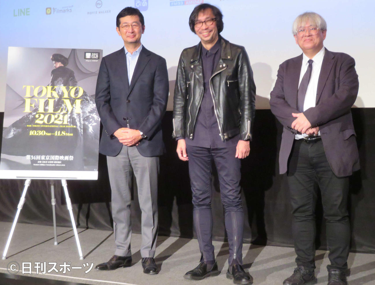 東京国際映画祭「Amazon Prime Videoテイクワン賞」トークイベントに登壇した、左から児玉隆志プライム・ビデオジャパンカントリーマネジャー、行定勲監督、東京国際映画祭の市山尚三プログラミング・ディレクター（撮影・村上幸将）