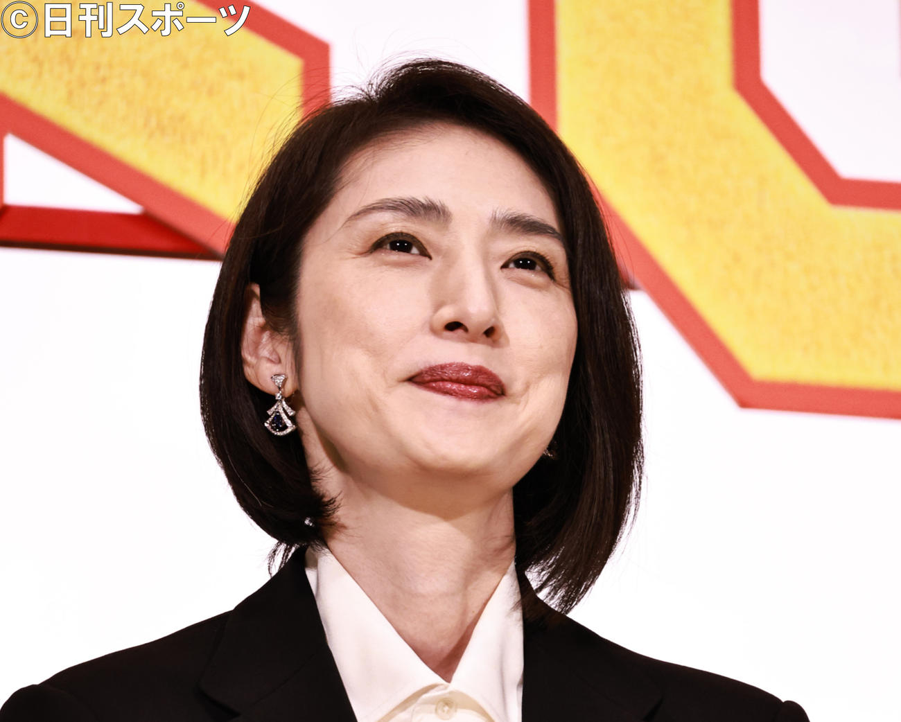 映画「老後の資金がありません！」初日舞台あいさつをする天海祐希（撮影・中島郁夫）