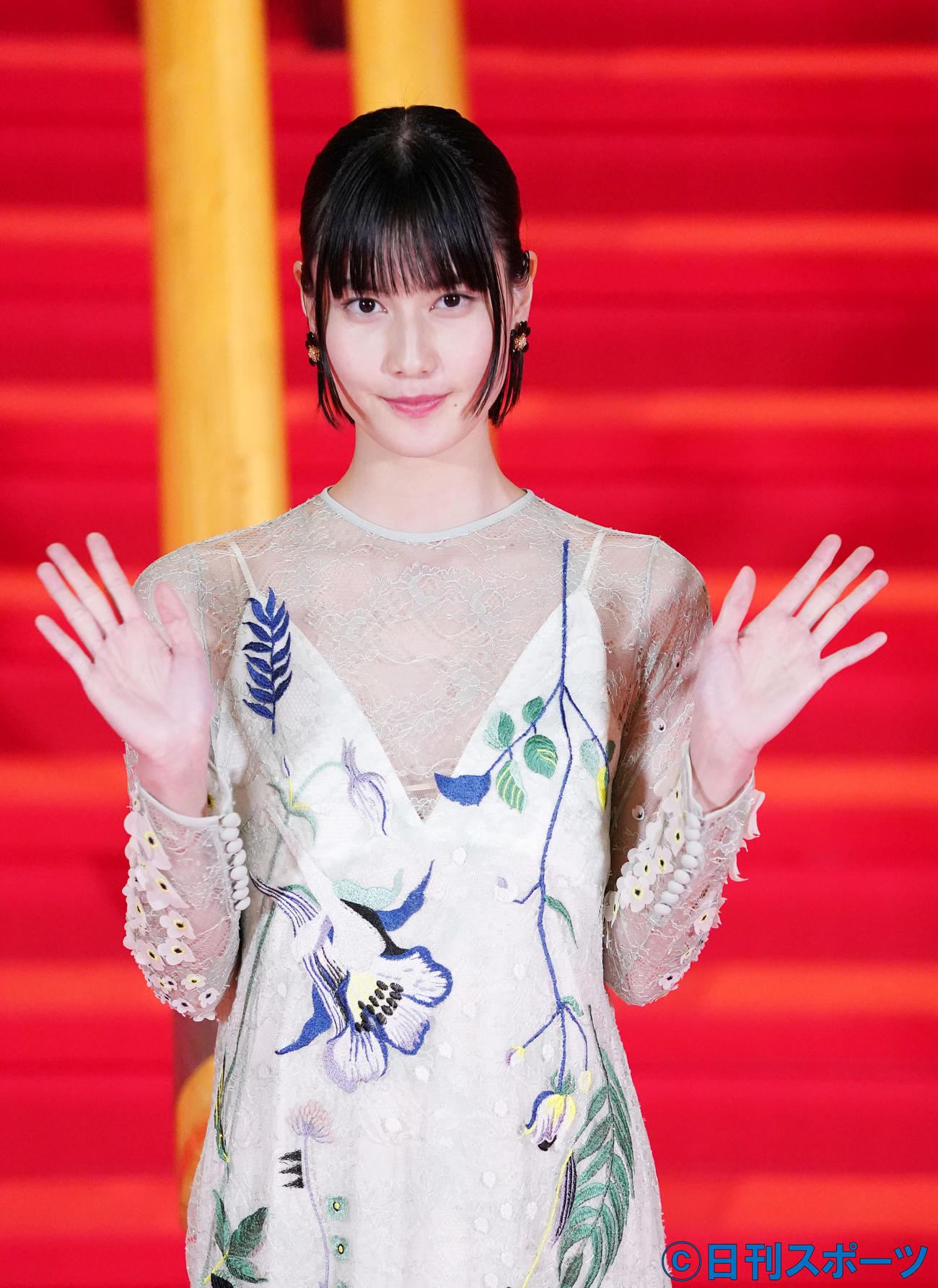 東京国際映画祭でフェスティバルアンバサダーを務める橋本愛（撮影・横山健太）