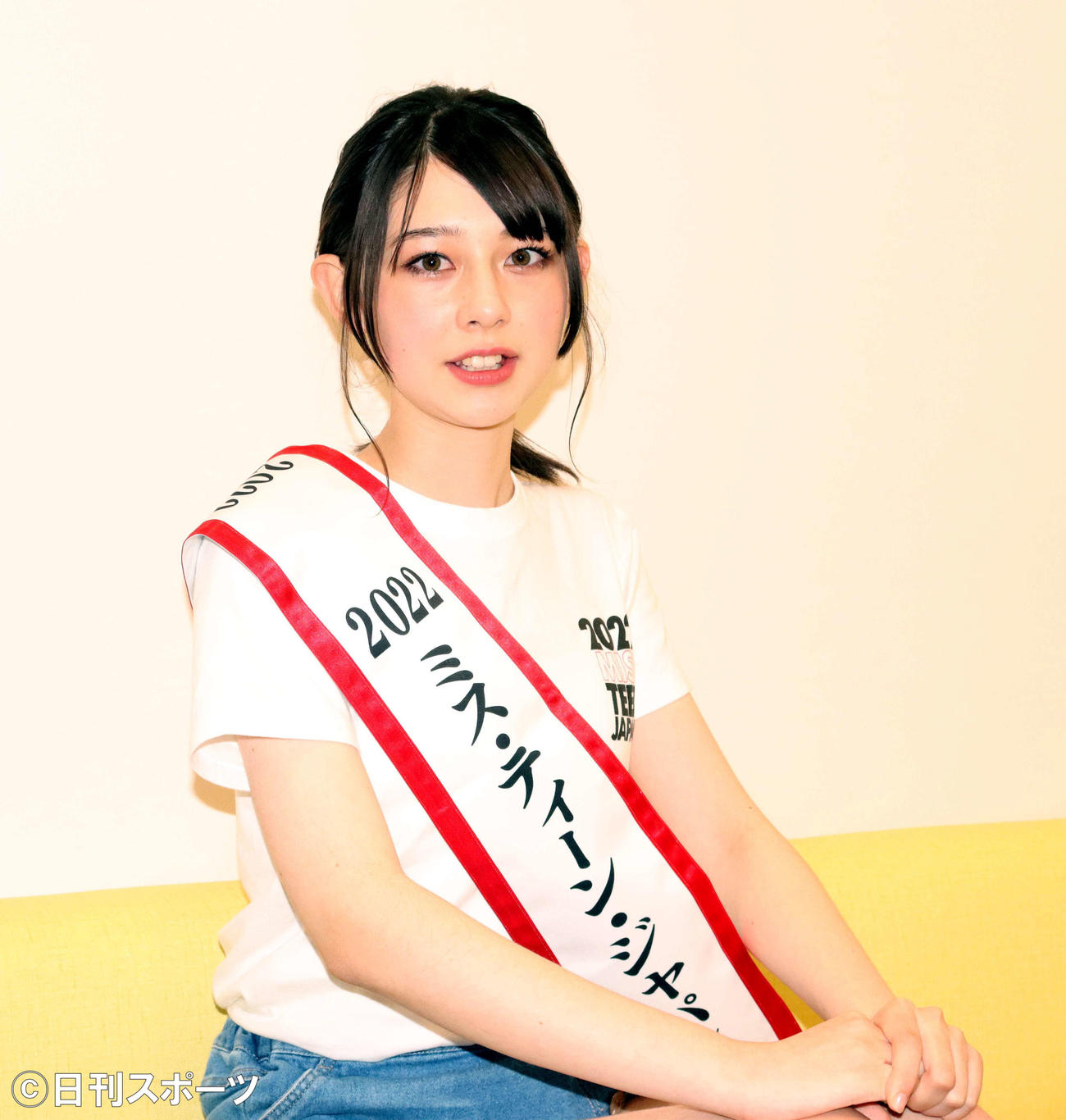 ローラのような社会に発信できるモデルになりたいと話す石川さん（撮影・永野高輔）