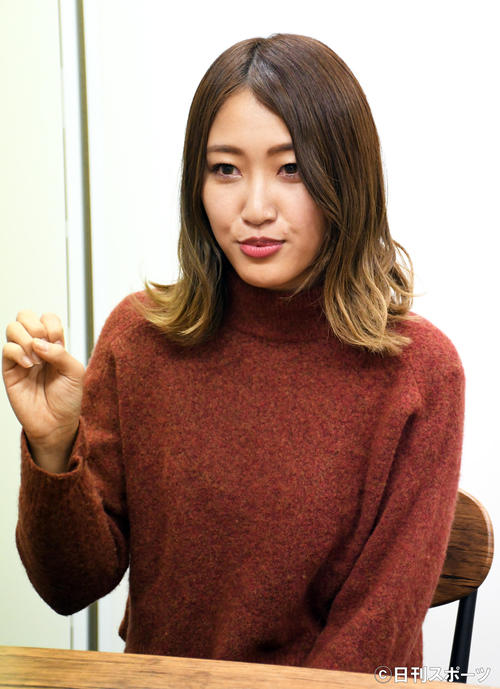 元NMB48の上枝恵美加（2019年11月撮影）