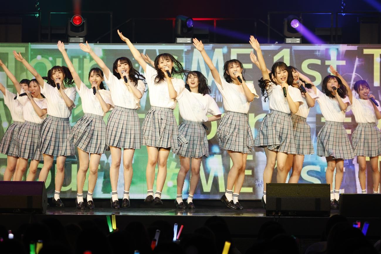 初の全国ツアー千秋楽公演を行った≠ME（C）YOANI