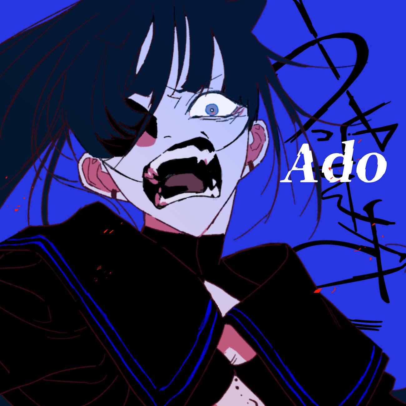 Adoのデビュー曲「うっせぇわ」ジャケット写真