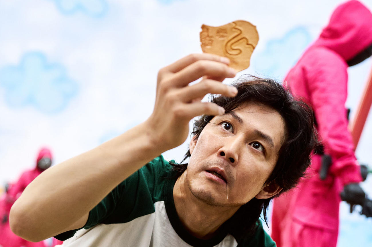 ネットフリックスの人気韓国ドラマ「イカゲーム」の一場面（ネットフリックス提供＝共同）