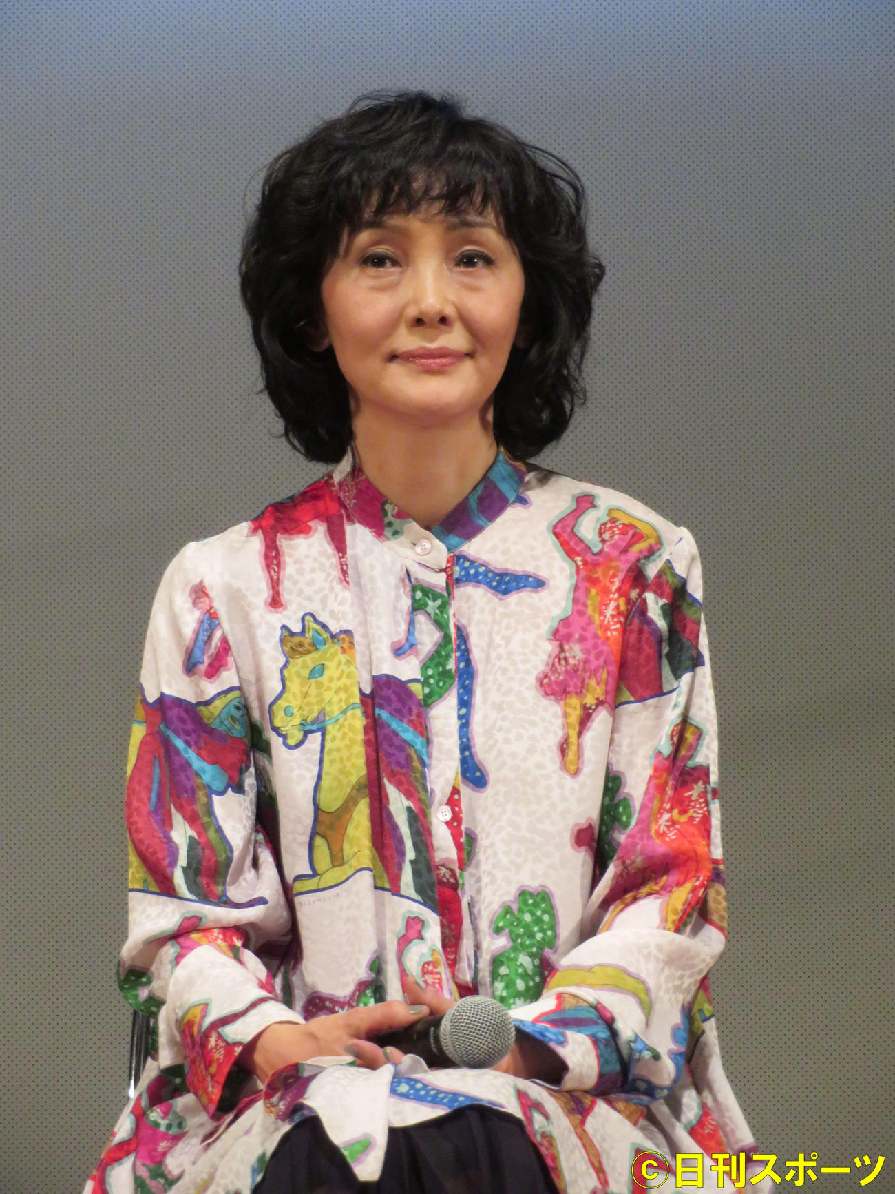 東京国際映画祭で上映された「GENSAN PUNCH　義足のボクサー（仮）」ティーチインに登壇した南果歩（撮影・村上幸将）