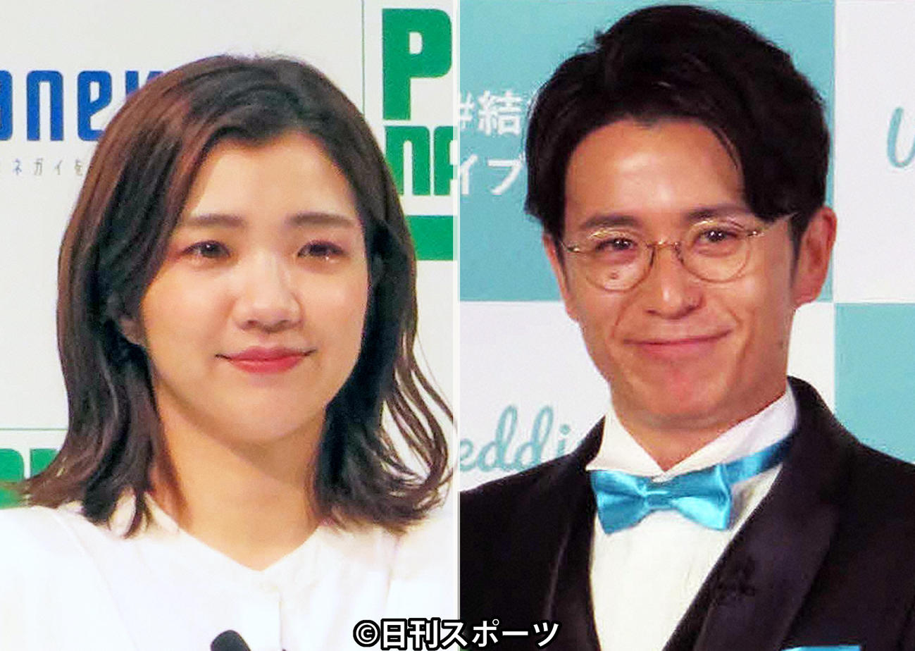 福田麻貴（左）と藤森慎吾