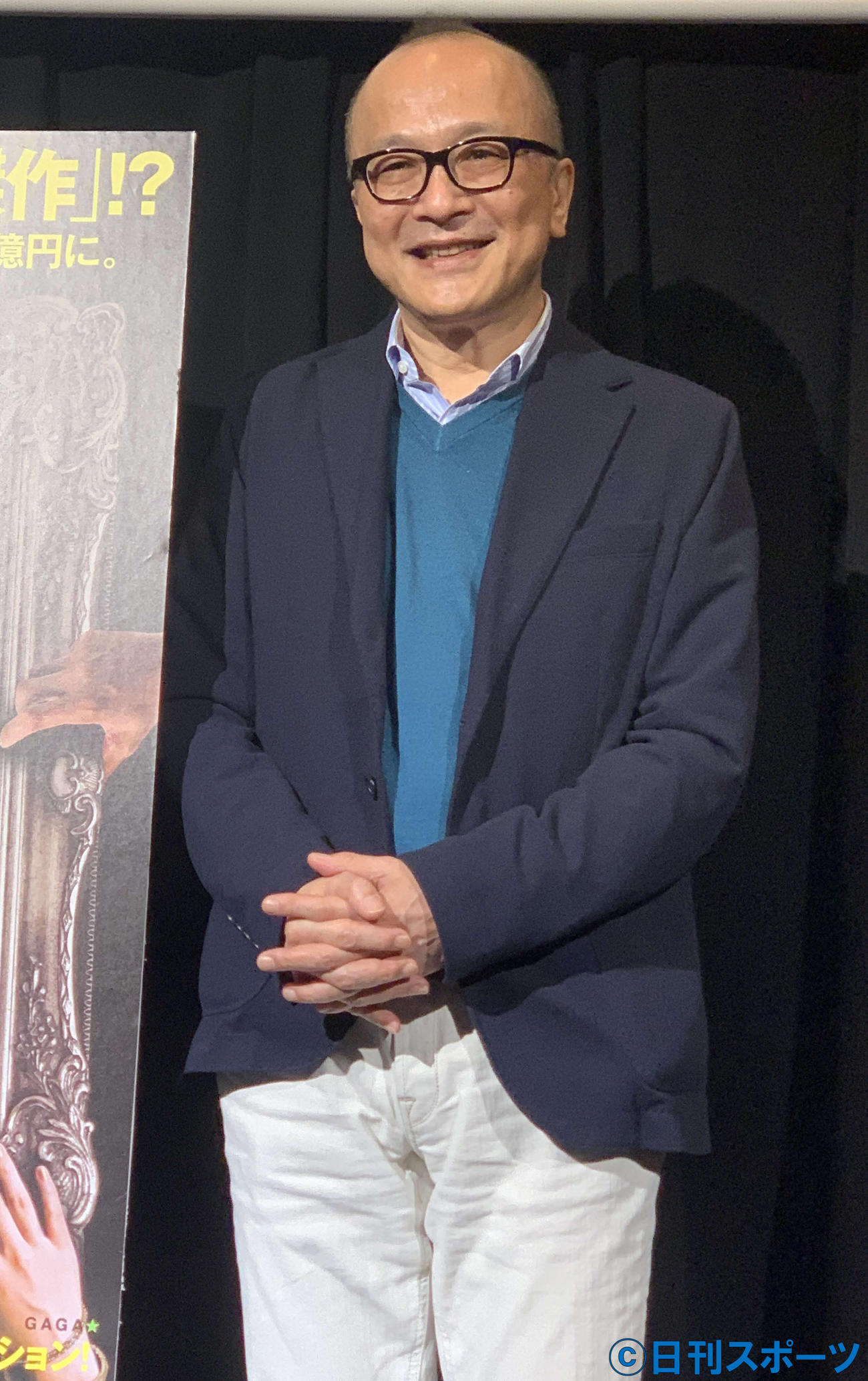 映画「ダ・ヴィンチは誰に微笑む」の公開記念トークイベントに出席した美術評論家の山田五郎