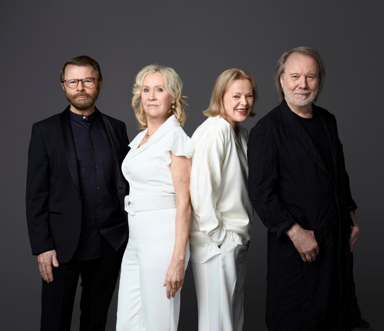 40年ぶりのアルバム「Voyage」がヒットしているABBA。左からビヨルン、アグネタ、フリーダ、ベニー（photo by Baillie Walsh）