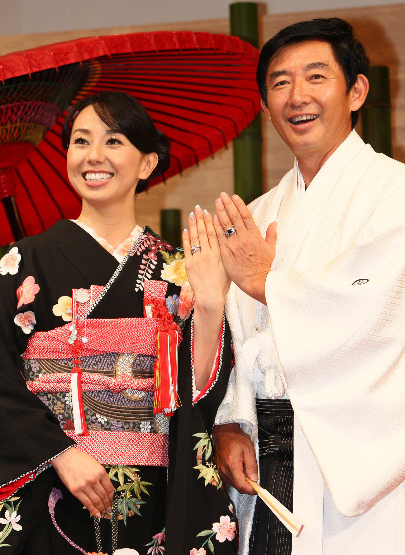 東尾理子と石田純一（2010年08月08日）