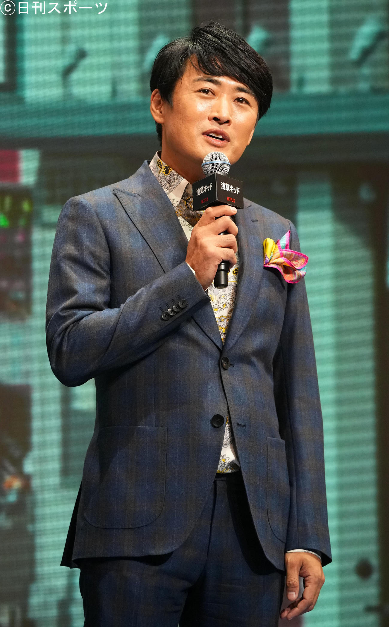 「浅草キッド」作品紹介で監督として登壇した劇団ひとり（撮影・横山健太）
