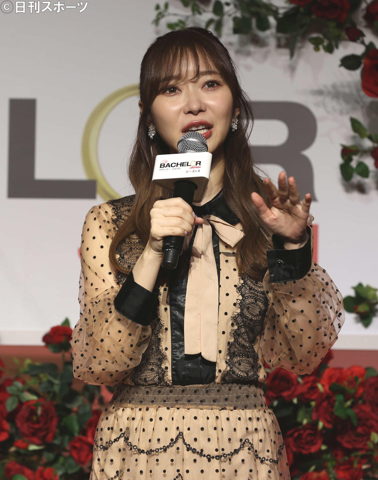 「バチェラー・ジャパン」シーズン4配信直前スペシャルトークイベントに臨んだ指原莉乃（撮影・河野匠）