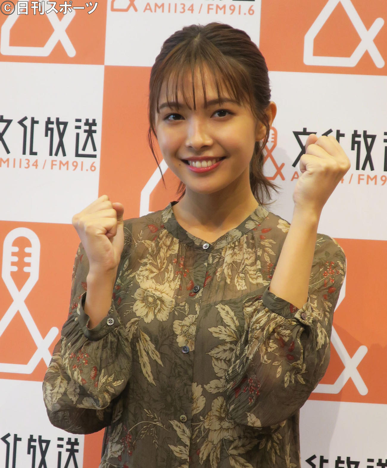 「～キミはひとりじゃない～文化放送受験生応援キャンペーン」のキャンペーンガールに決まり、意気込みを語る寺本莉緒