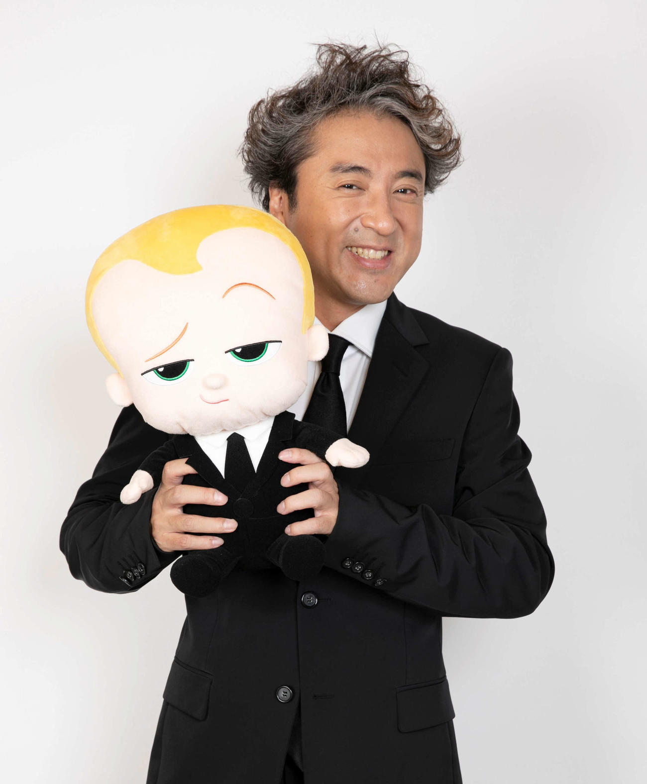 映画「ボス・ベイビー」で主人公の声を担当するムロツヨシ