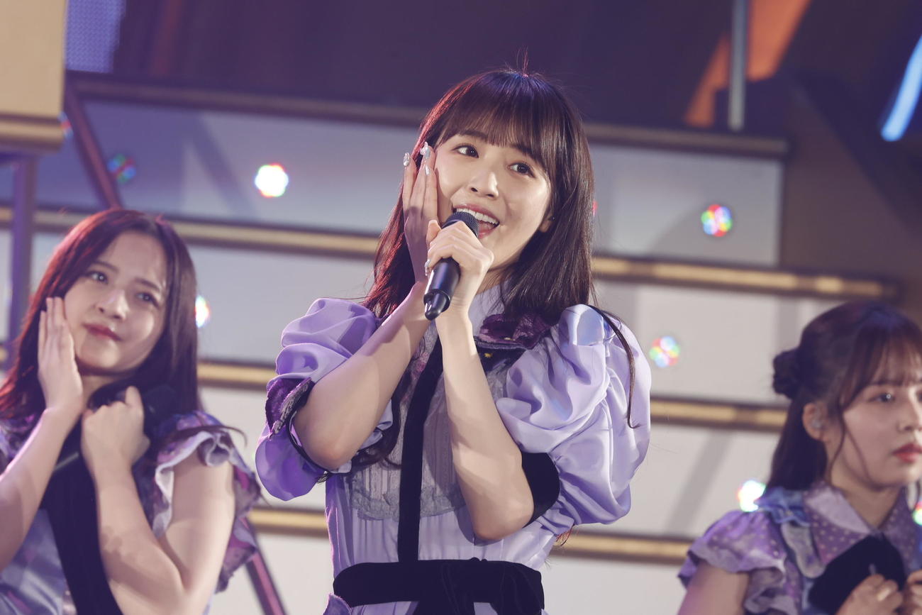 乃木坂46の「真夏の全国ツアーFINAL！」でパフォーマンスする高山一実