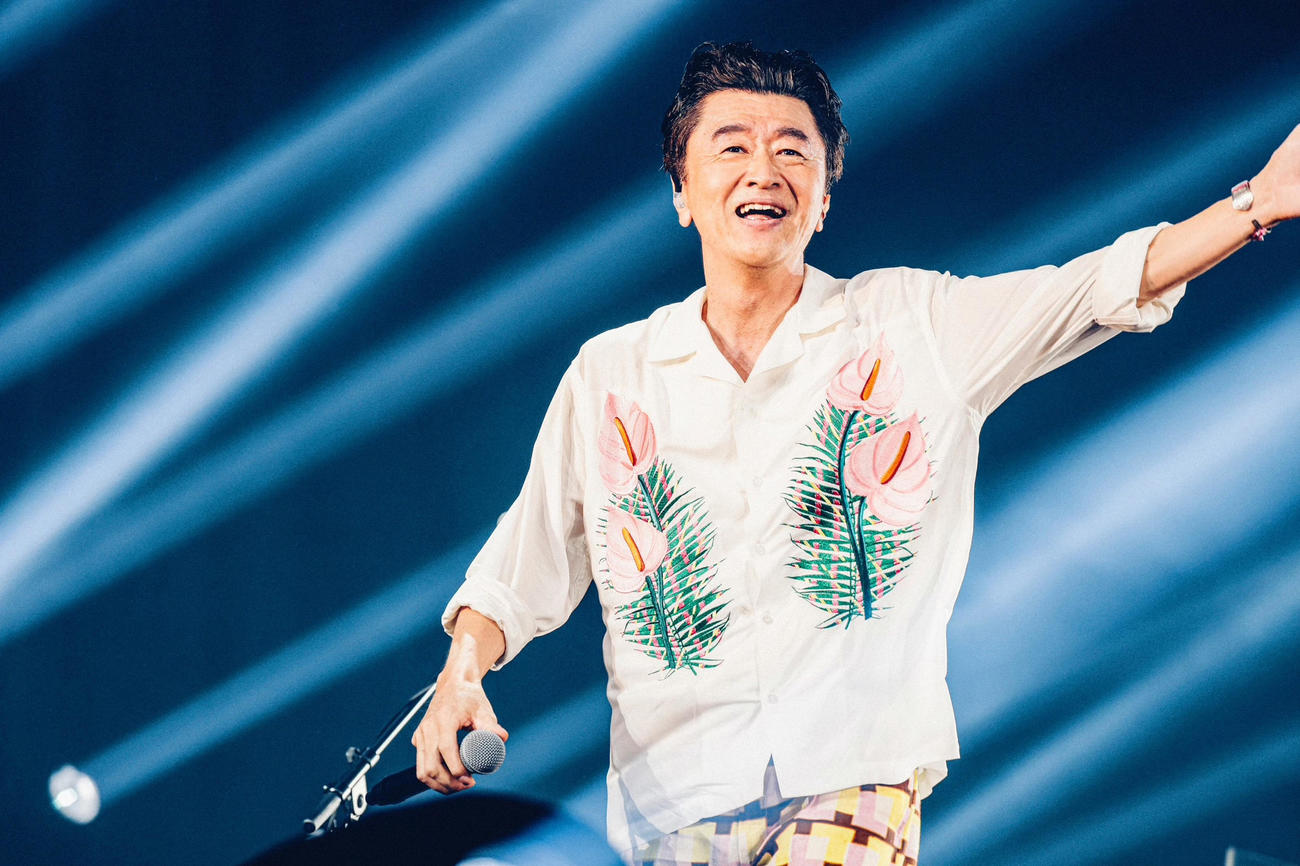 全国ツアー「BIG MOUTH，NO GUTS！！」の埼玉公演を行った桑田佳祐