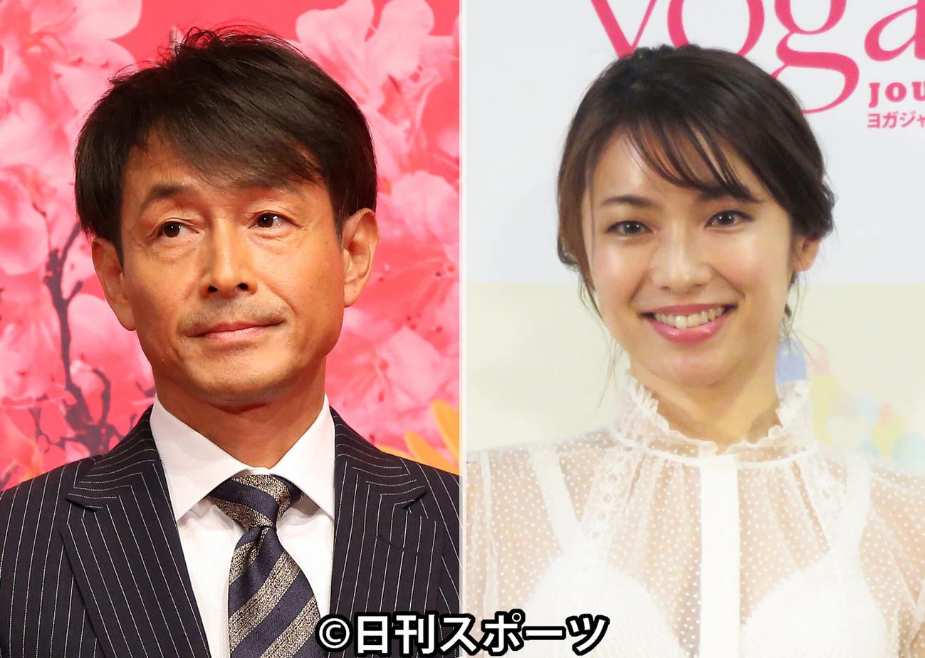 吉田栄作（左）と内山理名