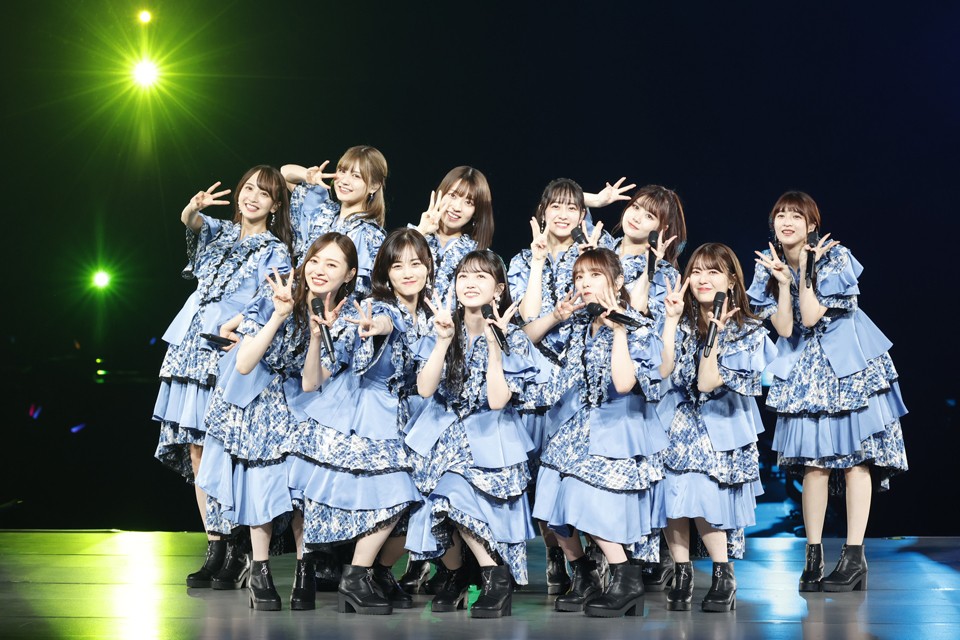 乃木坂46の「真夏の全国ツアー2021」ファイナル公演でパフォーマンスする3期生