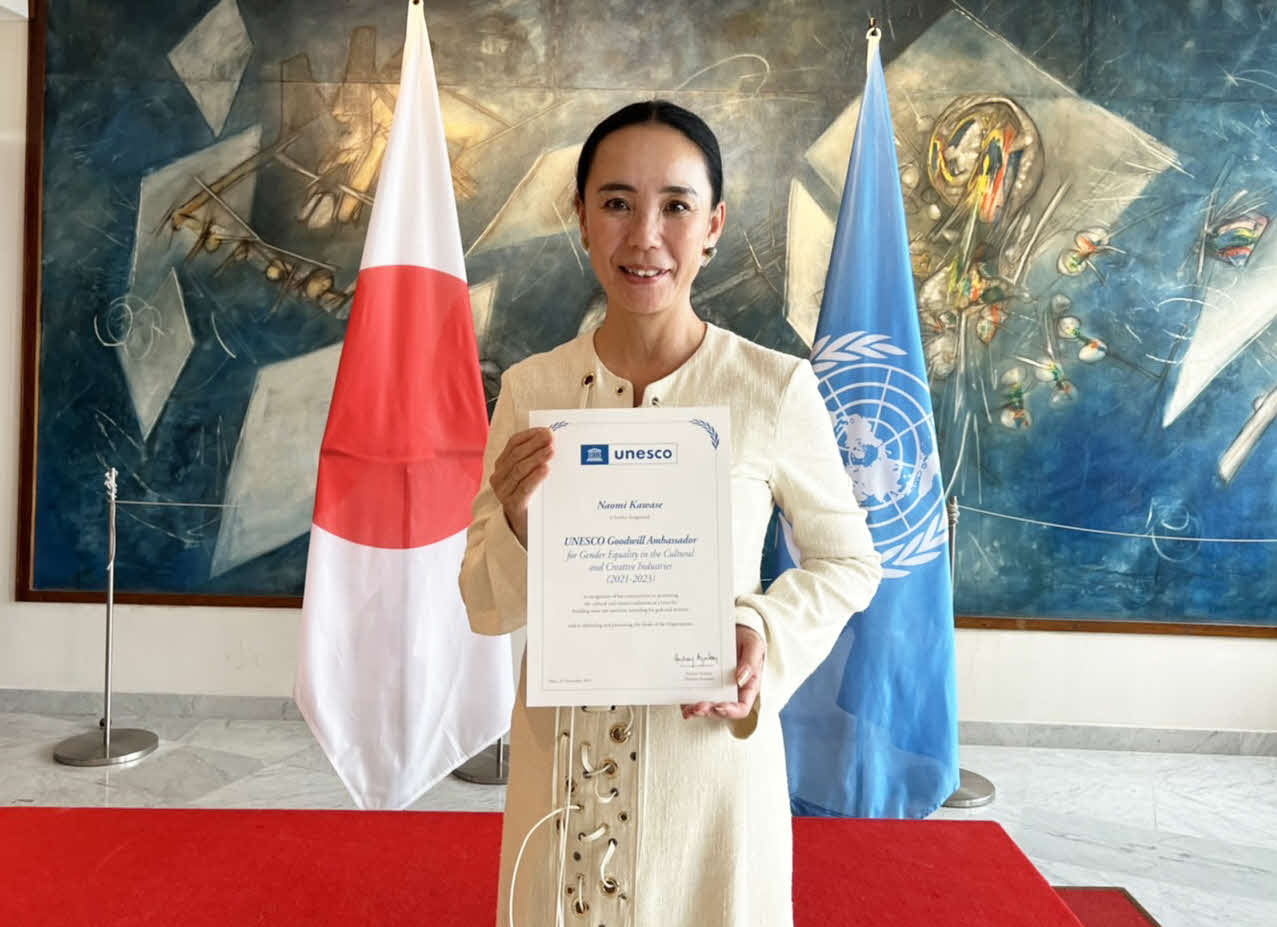 日本人として5人目、また日本人女性で初めてユネスコ親善大使に任命された河瀬直美監督
