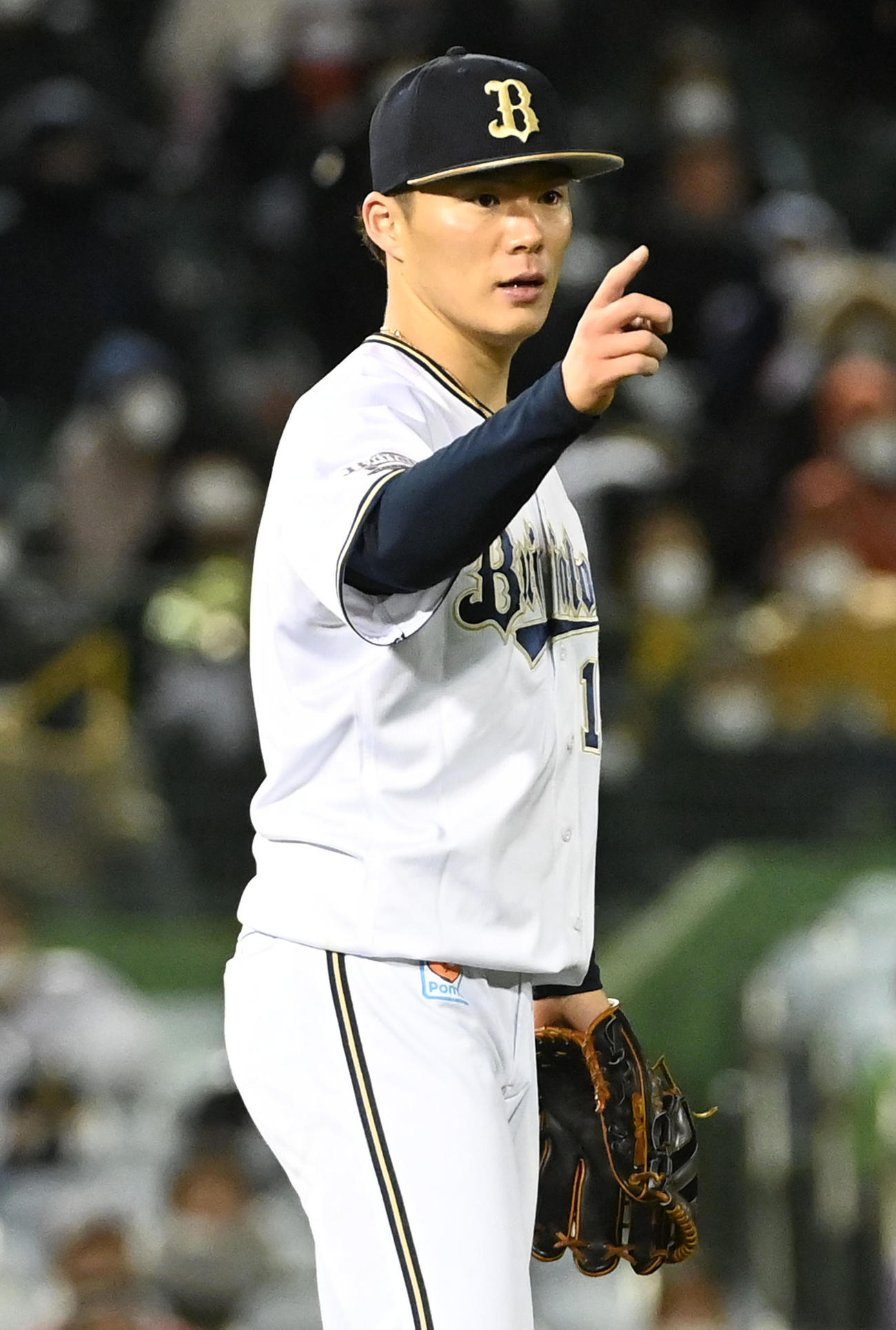 日本シリーズ第6戦、9回1失点の力投を見せたオリックス山本＝2021年11月27日