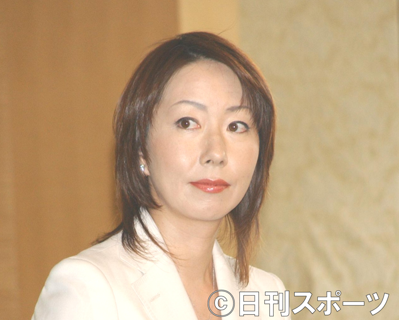 長野智子アナウンサー（04年3月撮影）